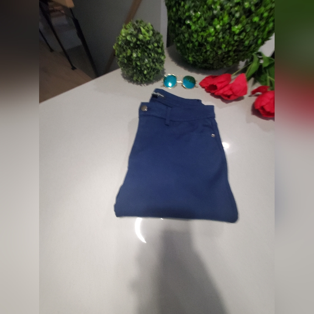 STREETWEAR SOCIETY Beau jegging long bleu foncé, poches latérales et arrières - Picture 7 of 7